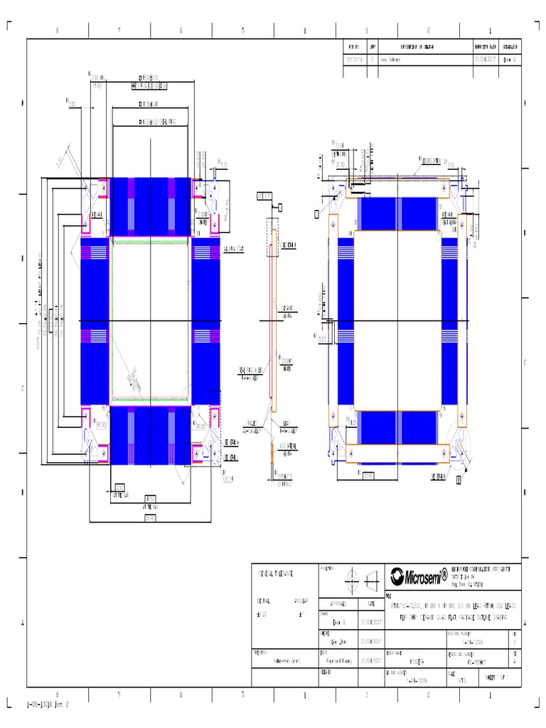 1-14-12006 RT4G150-CQ352 Package Outline Drawing | PDF