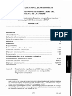 Nia 260 Comunicación Con Los Responsables Del Gobierno de La Entidad