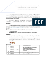 Envío de experiencias de promoción y prevención de salud bucal 2021