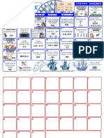 Calendario escolar octubre 2022