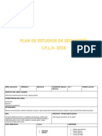 Plan de Estudios Geometria