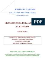 G_CAMMARATA - CLIMATOLOGIA DELL’AMBIENTE COSTRUITO 1