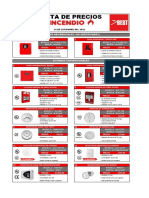 Lista de Precios Incendio SETIEMBRE 2022