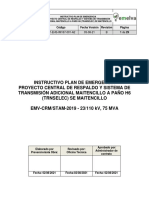 IDT-EHS-IM167-001-A2 - B - Instructivo Plan Emergencia Maitencillo Transelec