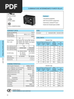LU-5-R Relay Pinout and Specs | PDF | Alternating Current | Relay