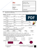 Subiect BestEdu Matematica Etapa I - 29 Nov 2014 - Clasa 2