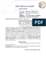 Se Declare Rebelde Procesal y Se Emita Sentencia - Freddy Eliseo Diaz Chavez