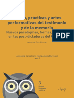 Teatro Practicas y Artes Performativas D