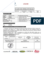 Cert. de Operatividad Actualizado Estacion Total - 2021