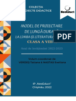 NeoEduct - Proiecte Didactice - LLR - 8 - 2022-2023