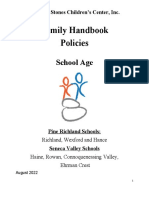 School Age Parent Handbook Update 2022