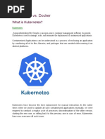 Kubernetes Vs Docker