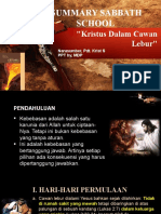 KRISTUS DALAM CAWAN