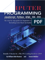 Computer Programming JavaScript, Python, HTML, SQL, CSS