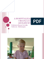 Aula 5 - Hospitalização e Administração de Medicamentos em Crianças