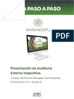 Guía Paso A Paso Presentación de Auditoria Externa Impositiva - A Través Del Sistema Marangatu (Contribuyente) - Formulario #157 Versión 3