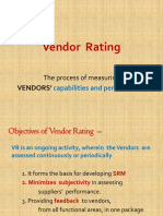 Vendor Rating (18.5.22)