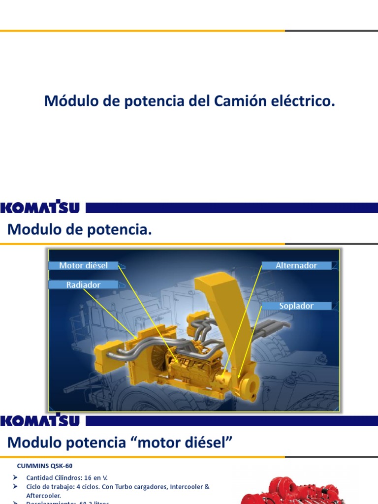 Módulo de Potencia en Camiones Eléctricos | PDF | Camión | Turbocompresor
