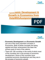 Economic Development &amp; Growth
