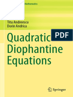 Andreescu T., Andrica D. Quadratic Diophantine Equations (Springer, 2015)(ISBN 9780387351568)(O)(224s) MT