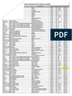 CAIE Oct Nov 2021 Timetable