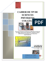 Cahier de TP College Electricite