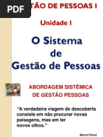 Unidade I - O Sistema de Gestão de Pessoas
