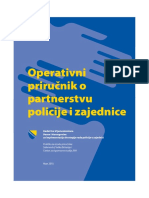 Operativni Priručnik o Partnerstvu Policije I Zajednice