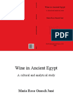 (BAR International Series 1851) Maria Rosa Guasch Jané - Wine in Ancient Egypt_ A Cultural and Analytical Study-BAR Publishing (2016)