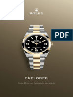 Rolex Explorer Oystersteel e ouro amarelo com mostrador preto