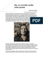 La Cerrada Noche Humana Hecha Poesía - Eduardo Roland