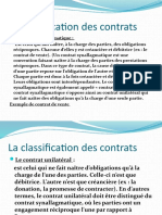 Classification Des Contrats