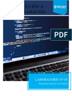 Laboratorio10 Funciones en Python