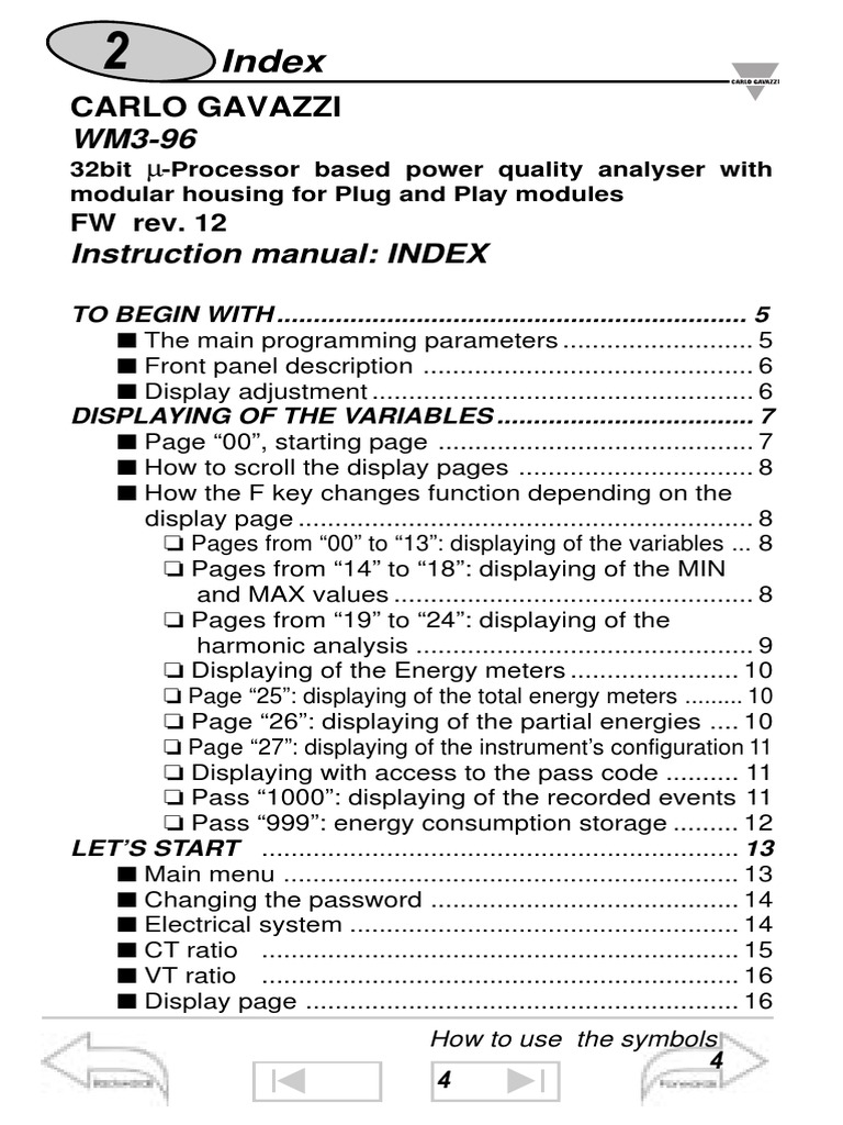 WM3 Manual | Download Free PDF | Menu (Computing) | Electrical Engineering
