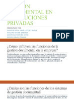 GESTION DOCUMENTAL EN INSTITUCIONES PRIVADAS GRUPO 6pptx