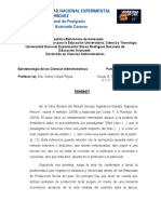 Epistemologia UNESR Actividad I Argumentación OP May 2022