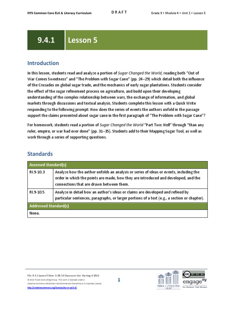9 4 1 lesson 5 nys common core ela literacy curriculum pdf