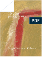 10 Duos Para Guitarra Sergio Fernandez Cabrera Libro