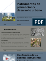 Instrumentos de planeación y desarrollo urbano