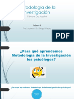 Metodología investigación psicología