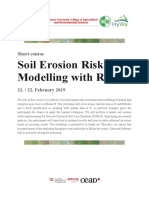 Soil Erosion Risk Modelling with R Overview