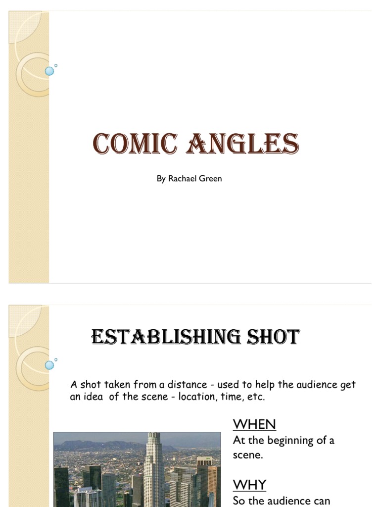 Creative Camera Angles Guide | PDF
