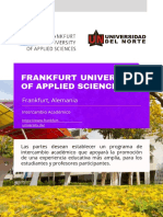 Frankfurt University of Applied Sciences PDF
