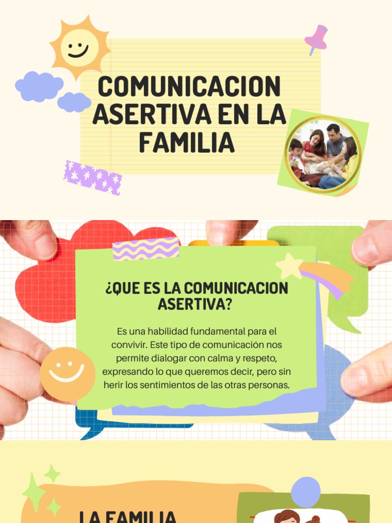 Comunicación Asertiva en la Familia | PDF | Crecimiento personal y ...
