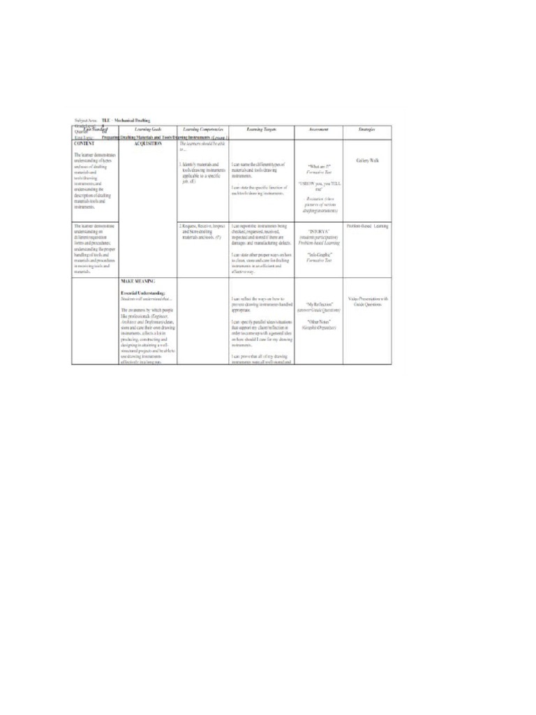 1 Mechanical Drafting Grade 9 PDF