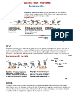 Educación Física - Atletismo - Lanzamientos