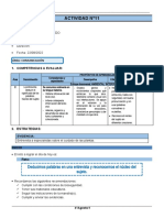 4° Grado - Actividad Del Dia 22 de Agosto