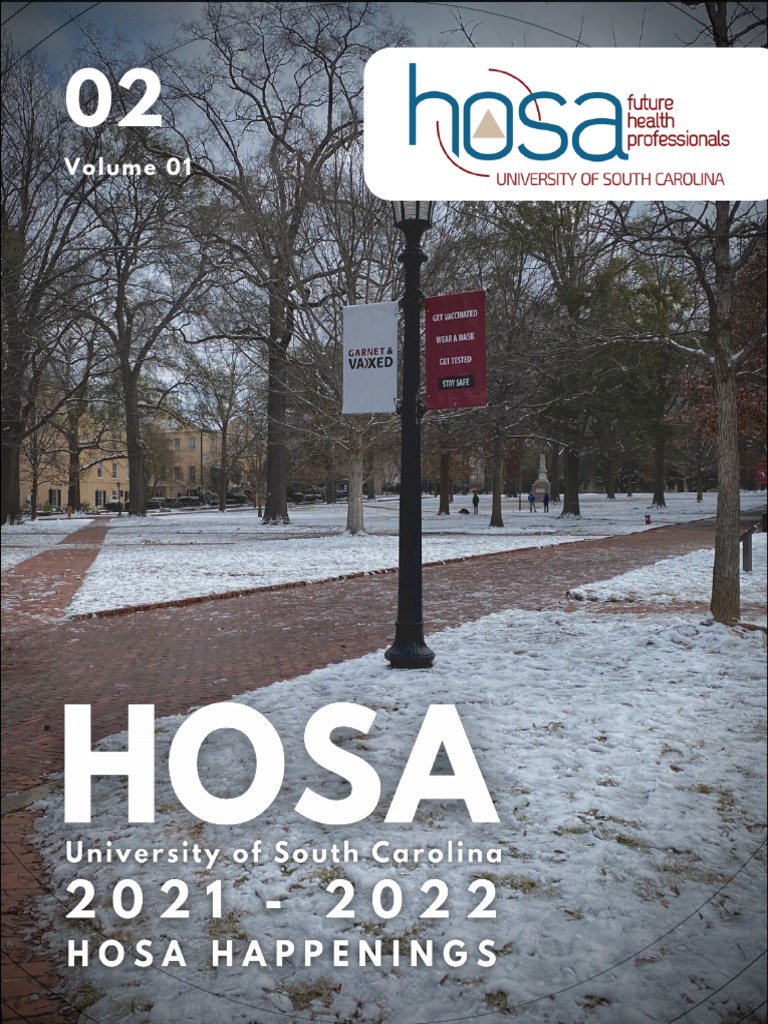 2021 22 Uofsc Hosa Happenings PDF Mental Health Mental Disorder