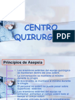 Principios de asepsia y roles del equipo quirúrgico