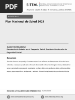 plan de salud 2021